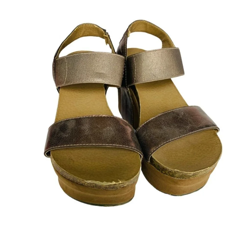 Corkys Women's Agnus Wedge Platform Sandals Sz 7